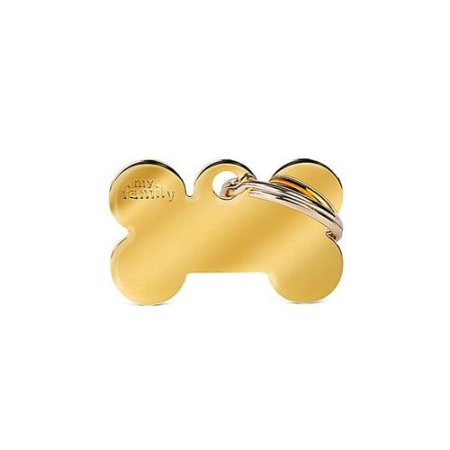 Small Bone Golden Brass