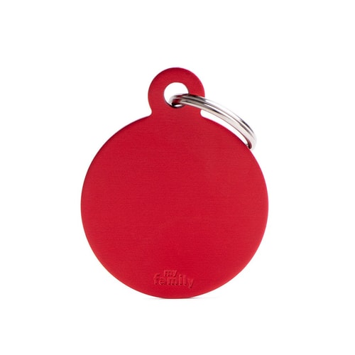 Big Round Aluminum Red