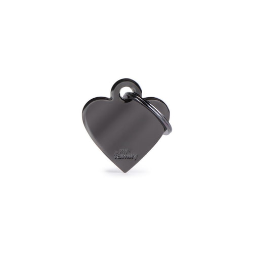 SMALL HEART BLACK BRASS