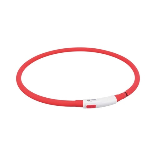 Ljósahringur USB, XS-XL 70 cm rauður