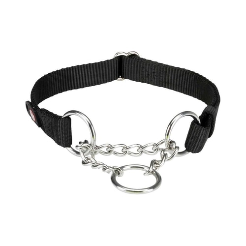 Hálfkeðjuól M-L 35-50 cm svört