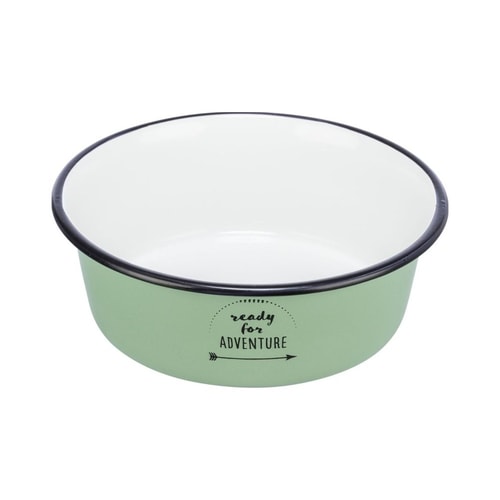Skál enamel/stainl.stál 1.9 l/21 cm græn