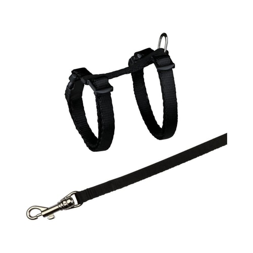 Kitten harn. w. leash nylon 19-31 cm-8 m