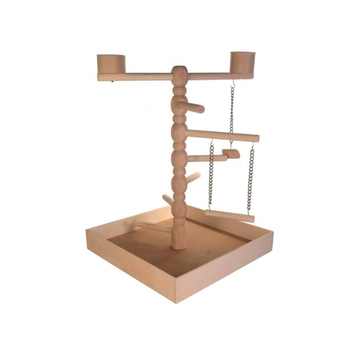 Wooden playground, 41 × 55 × 41 cm