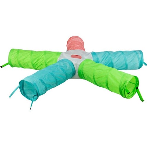 Trixie leikgöng með 6 opum, framlengjanleg – ø 18 cm/47 cm