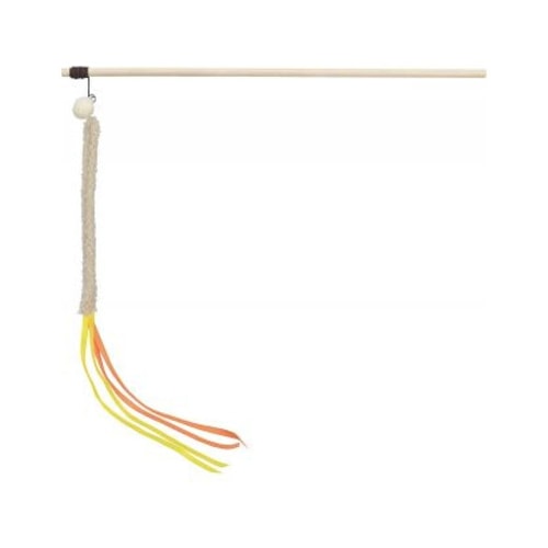Trixie leikstöng, plast/mjúkdýr – 40 cm