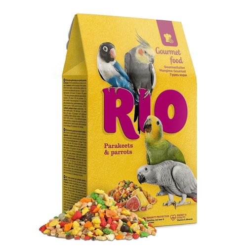 RIO gourmet-fóður fyrir gára og páfagauka – 250 g