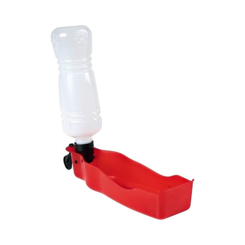 Bottle with bowl, plastic, 500 ml