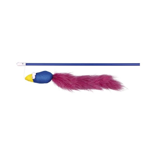 Kattaveiðistöng með fugli 50cm