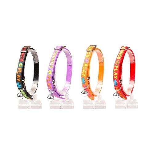 Cat Collar MEOW PVC 20-30cm / 10mm mixe 4