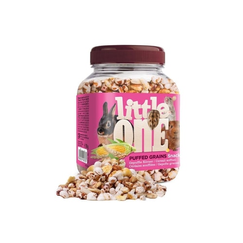 Little One Puffed grains. Snack for all small mammals, 70 g