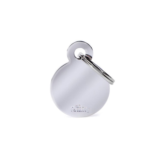Small Round Chrome Plated Brass