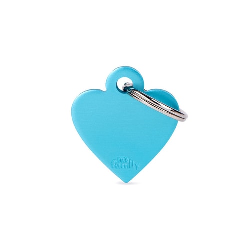 Small Heart Aluminum Light Blue