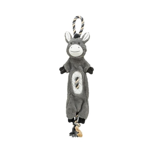 Donkey plush/rope recycled 66 cm