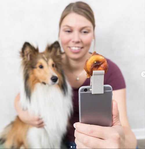 Selfie snack holder 2x4.5x1.5 cm V G21