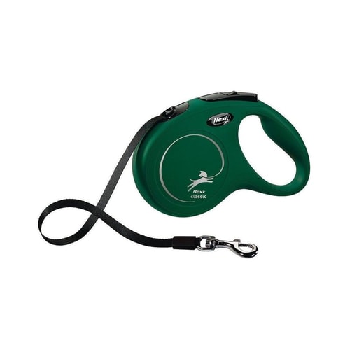 Flexi Classic Tape Lead S 5M Olive Green