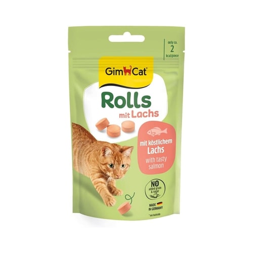 GimCat Rolls kattanammi – lax, 40 g