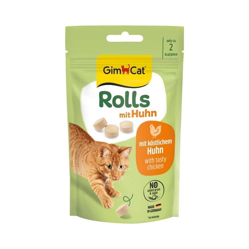 GimCat - Rolls With Chicken 40G