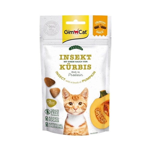 GimCat - Crunchy Snacks Insect & Pumpkin 50G