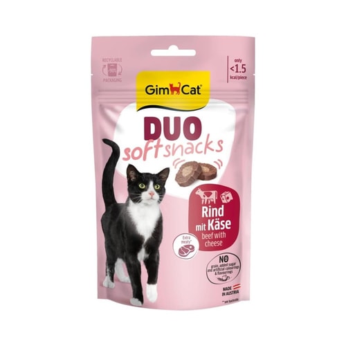 GimCat – Duo Snacks Beef With Cheese 50G