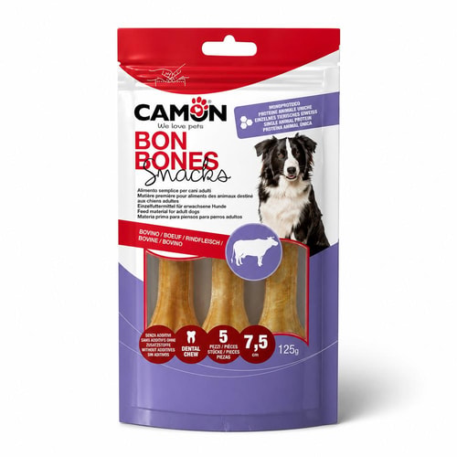Camon nautahúðarbein – 13,7 cm, 240 g, 3 stk