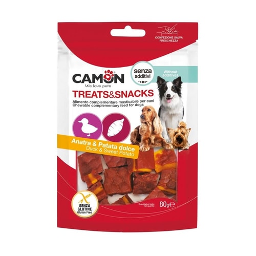 Duck & sweet potato cubes – 80g