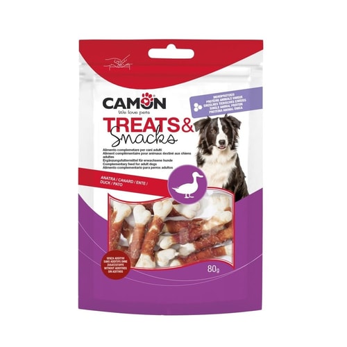 Rolled mini bones with duck – 80g