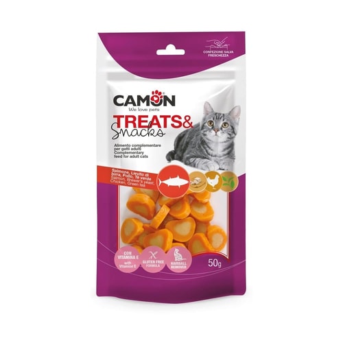 Soft salmon & chicken hearts – 50g