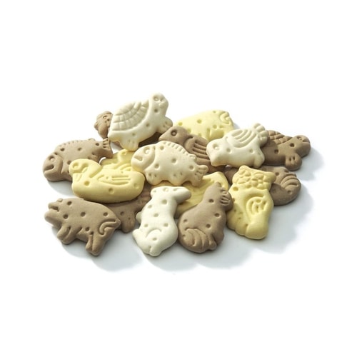 Vanilla-flavoured animal-shaped biscuits – 500g