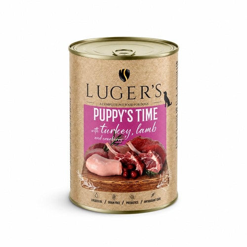 Luger’s Puppy’s Time – Kalkúnn, Lambakjöt og Trönuber 400g