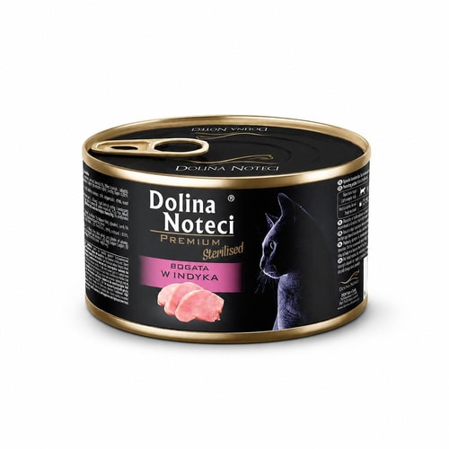 Dolina Noteci Cat Sterilized Rich In – Kalkúnn 185g