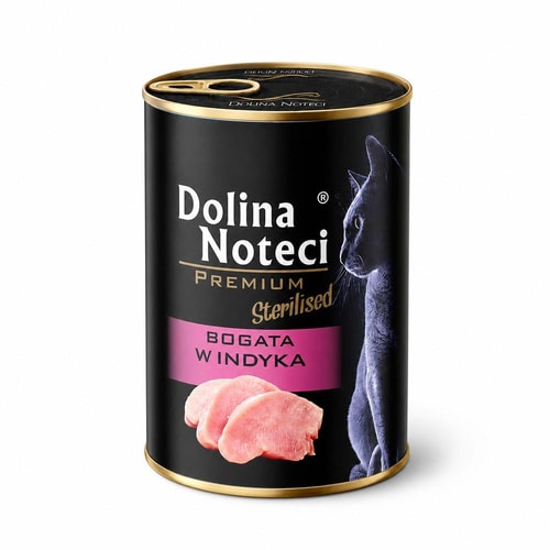 Dolina Noteci Cat Sterilized Premium – Kalkúnn 400g