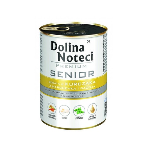 Dolina Noteci hundamatur – Sr. kjúklingur, gulrætur og basilíka, 400 g