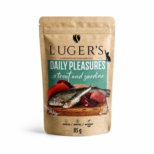 Luger’s Cat Daily Pleasures – Silungur og Sardína 85g