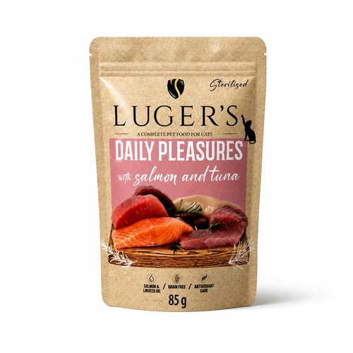 Luger’s Cat Daily Pleasures – Lax og Túnfiskur 85g