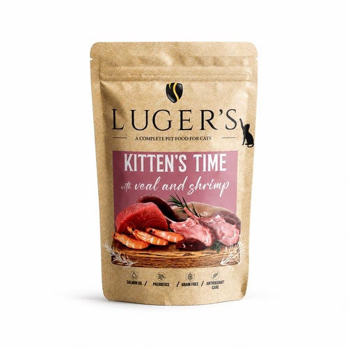 KITTEN’S TIME – VEAL AND SHRIMP 10X85g