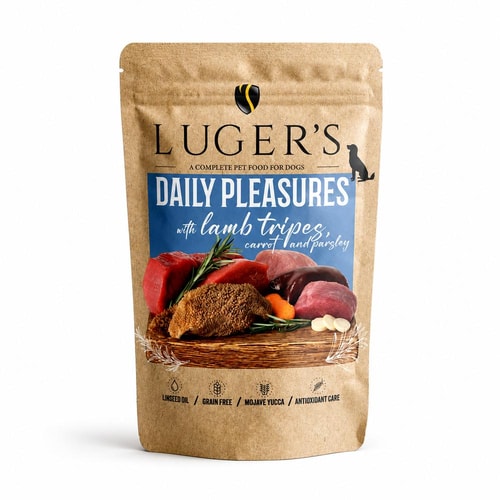Luger’s Dog Daily Pleasures – Vambir, Gulrót og Steinselja 500g