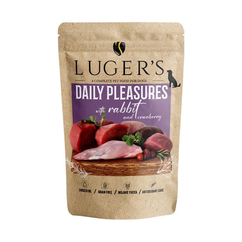 Luger’s Dog Daily Pleasures – Kanína og Trönuber 500g