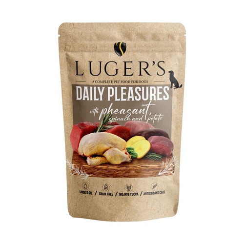 Luger’s Dog Daily Pleasures – Fashani, Spínat og Kartafla 500g