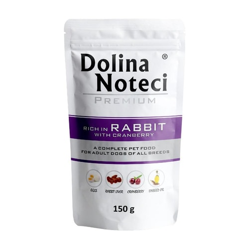 Dolina Noteci Dog Premium Rich In – kanína með trönuberjum, 150 g