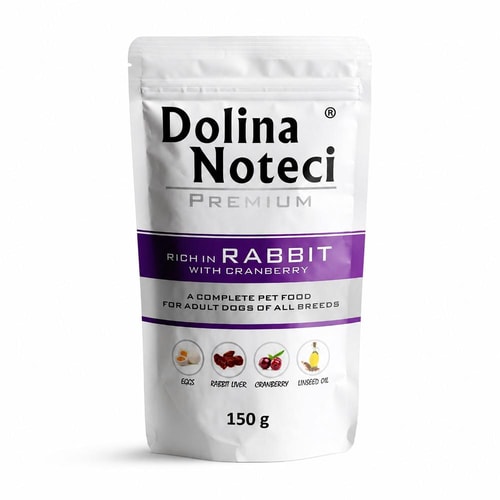 Dolina Noteci Dog Premium Rich In – kanína með trönuberjum, 150 g