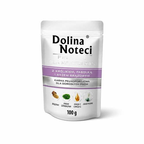 Dolina Noteci Dog – Kanína, Baunir & Brún Hrísgrjón 100 g