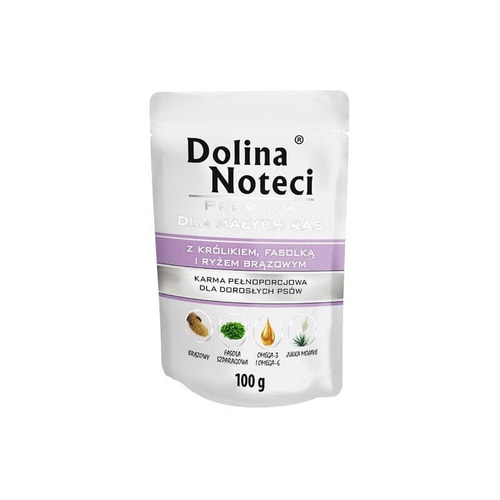 Dolina Noteci Dog – Kanína, Baunir & Brún Hrísgrjón 100 g