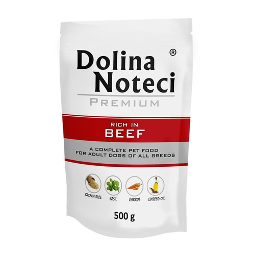 Dolina Noteci Premium Rich In hundamatur – nautakjöt, 500 g