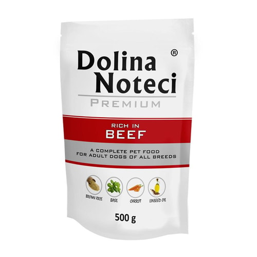 Dolina Noteci Dog Premium Rich In – Nautakjöt 500 g