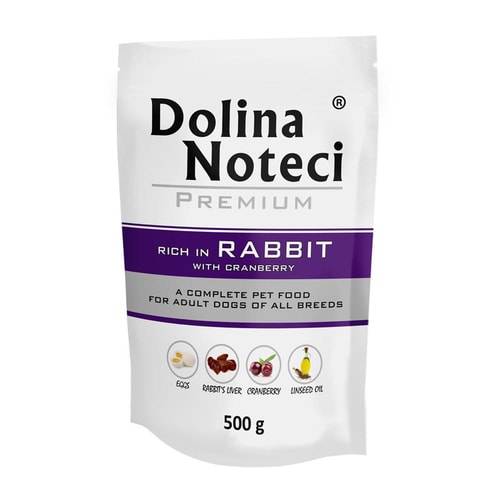 Dolina Noteci Dog Premium Rich In – Kanína með trönuberjum 500 g