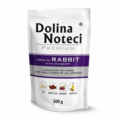 Dolina Noteci Dog Premium Rich In – Kanína með trönuberjum 500 g