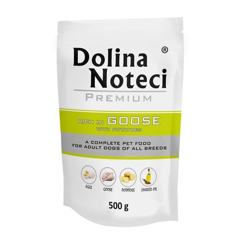 Dolina Noteci Dog Premium Rich In – gæs með kartöflum, 500 g