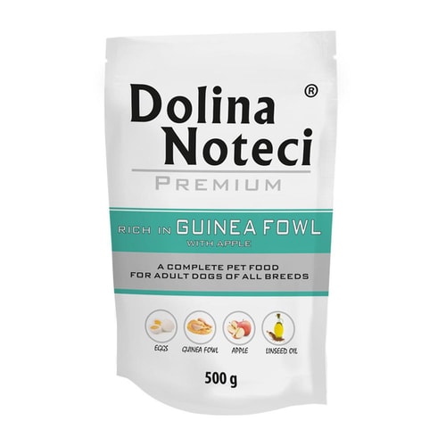 Dolina Noteci Dog Premium Rich In – Perluhænsn & Epli 500 G