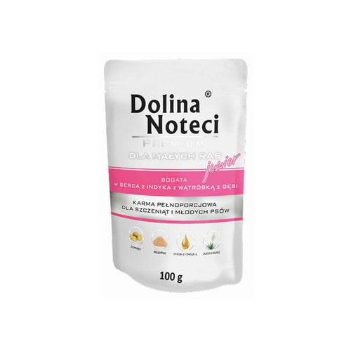 Dolina Noteci Dog – Jr. Kalkúnahjörtu & Gæsarlifur 100 g